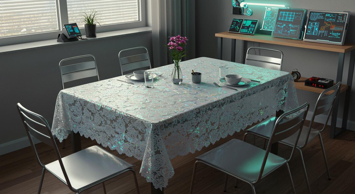 How to enhance your dining room with a rectangular lace tablecloth