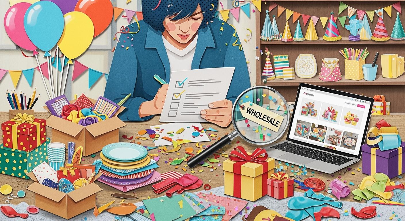 Ways to identify wholesale suppliers offering affordable party products