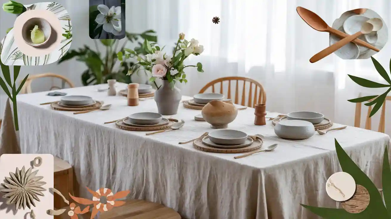 Eco-Friendly Linen Tablecloths Are Taking Over Dining Rooms