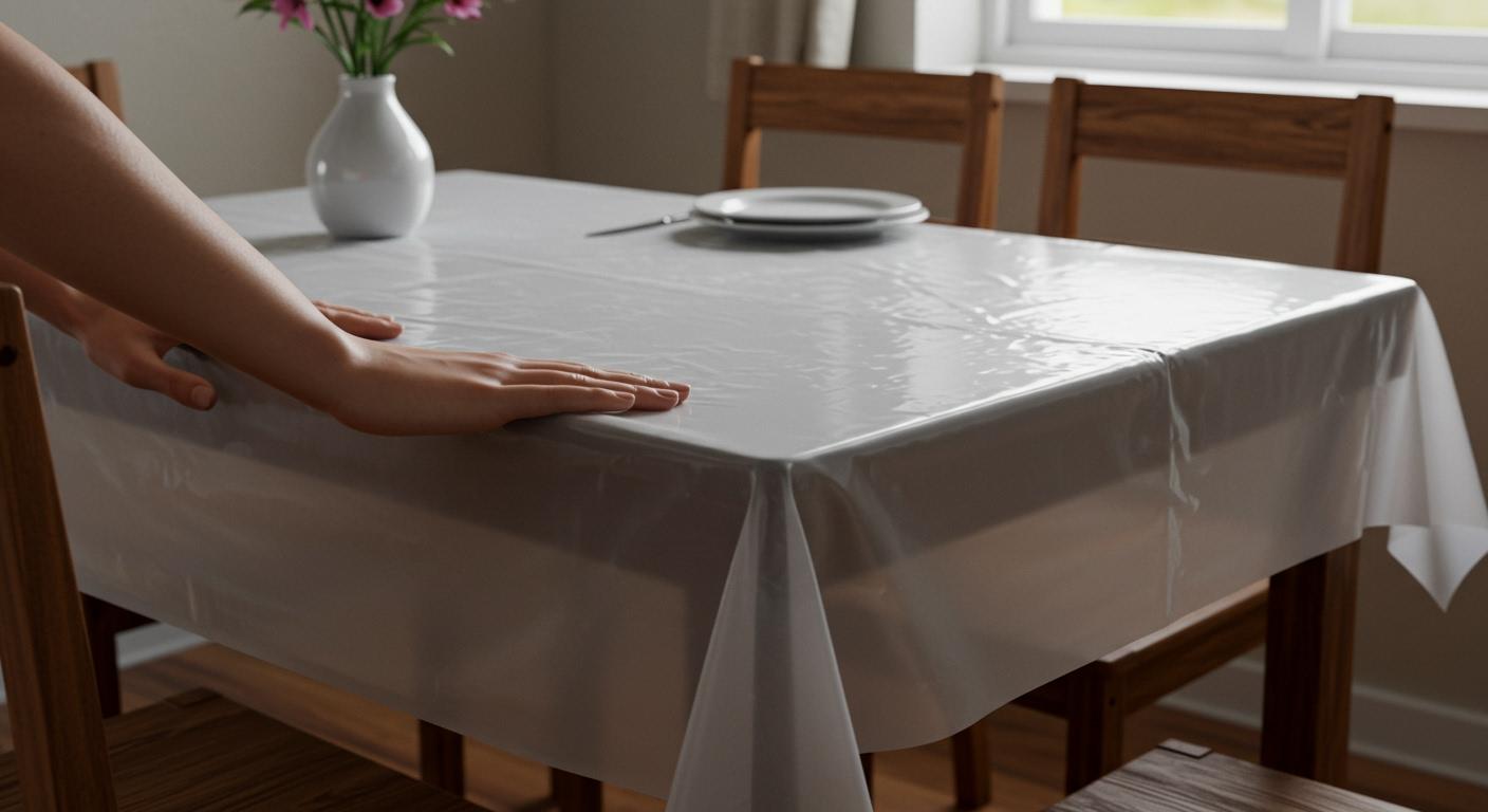 How to Make a Plastic Tablecloth Look Smooth and Wrinkle-Free
