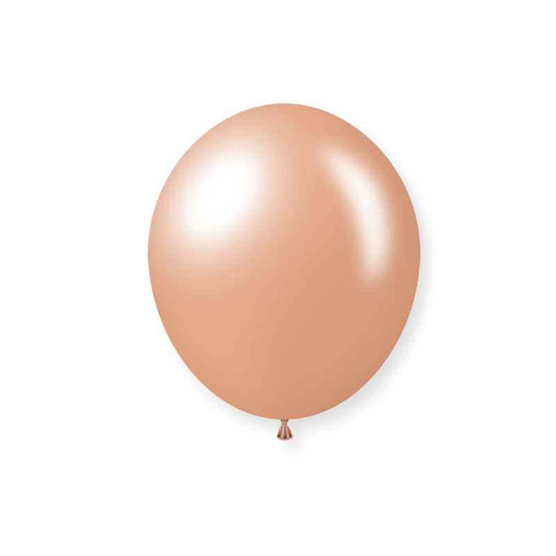 10" Latex Balloons 100 Pcs Pearl Rose Gold