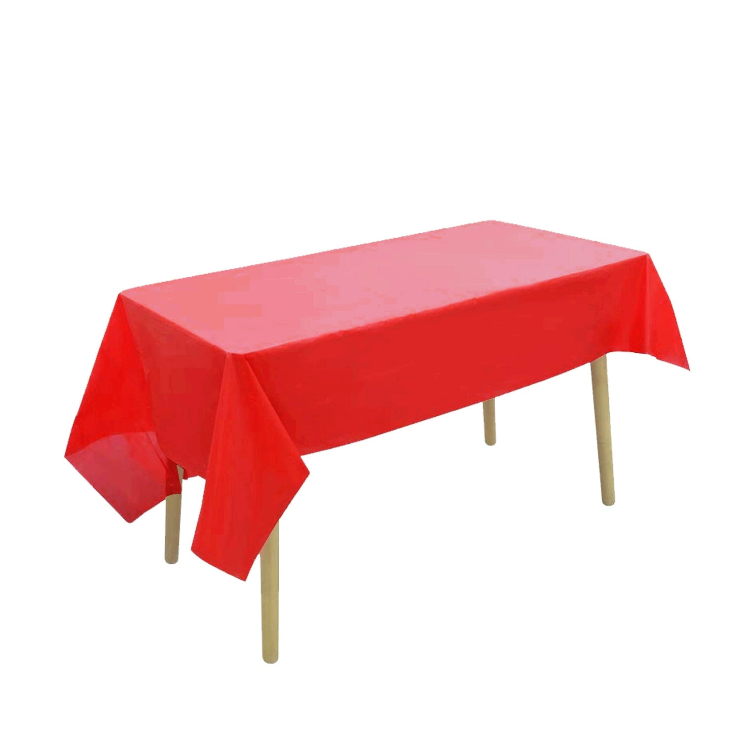 Plastic Tablecloths Disposable Table Cloths Rectangle Party Table Covers