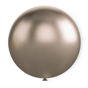 36" Latex Balloons 5 Pcs Chrome Champagne Gold