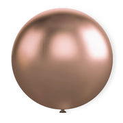 36" Latex Balloons 5 Pcs Chrome Rose Gold