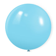 Matte 36" Latex Balloons 5 Pcs Baby Blue