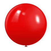 Matte 36" Latex Balloons 5 Pcs China Red