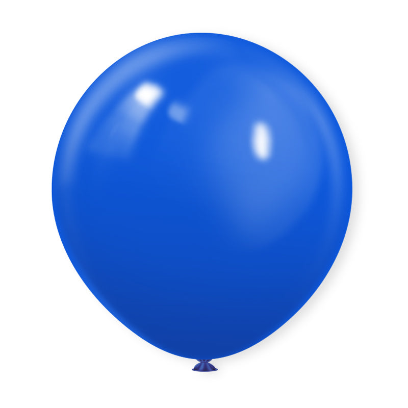 Matte 18" Latex Balloons 10 Pcs Royal Blue