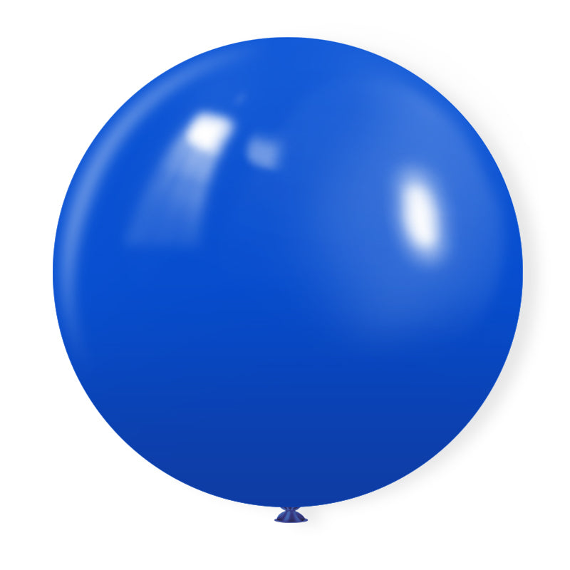 Matte 36" Latex Balloons 5 Pcs Royal Blue