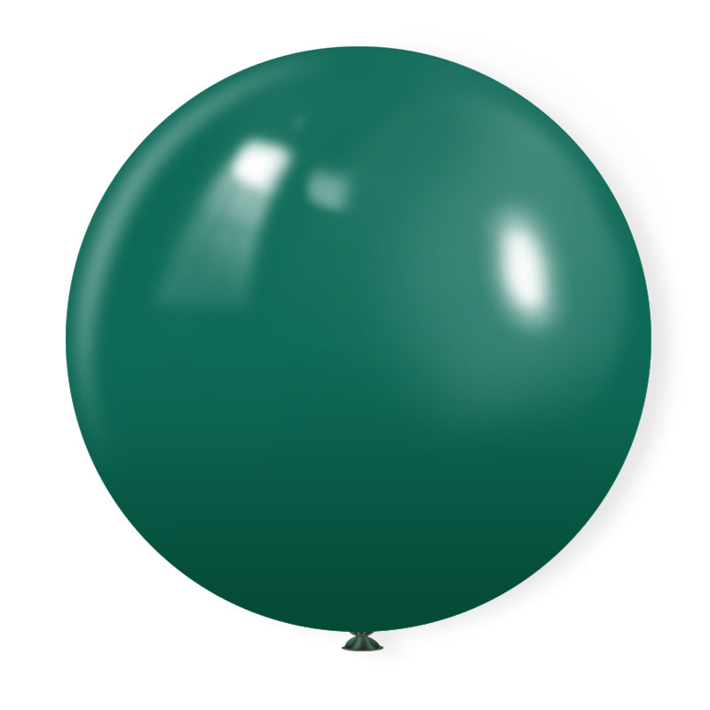 Matte 36" Latex Balloons 5 Pcs Hunter Green