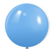 Matte 36" Latex Balloons 5 Pcs Light Blue