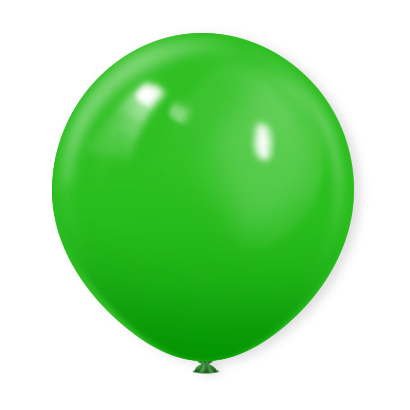 Matte 18" Latex Balloons 10 Pcs Lime Green