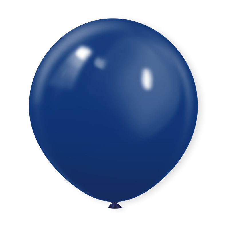 Matte 18" Latex Balloons 10 Pcs Navy Blue
