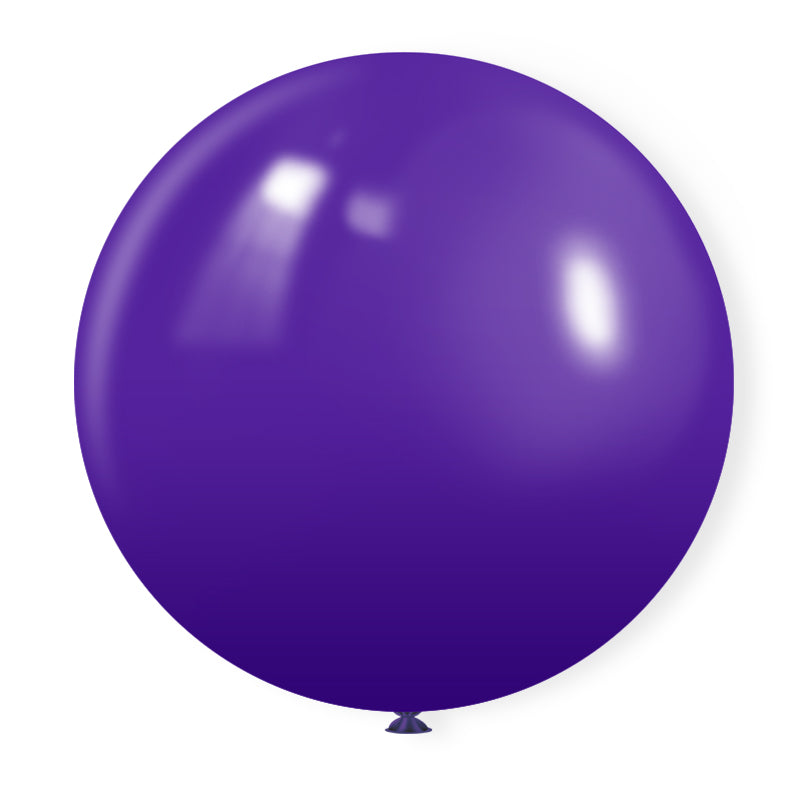 Matte 36" Latex Balloons 5 Pcs Purple