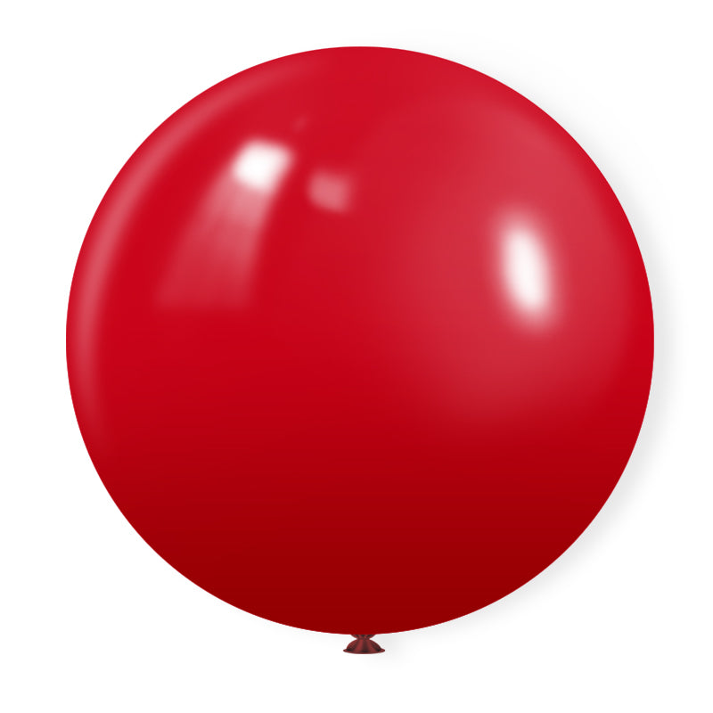 Matte 36" Latex Balloons 5 Pcs Red