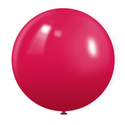 Matte 36" Latex Balloons 5 Pcs Wild Red