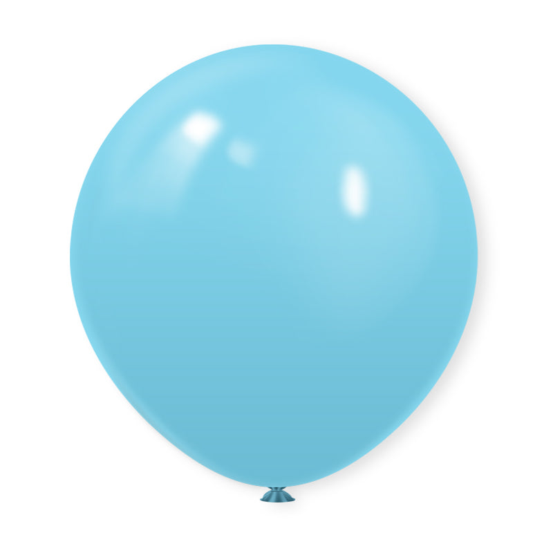 Matte 18" Latex Balloons 10 Pcs Baby Blue