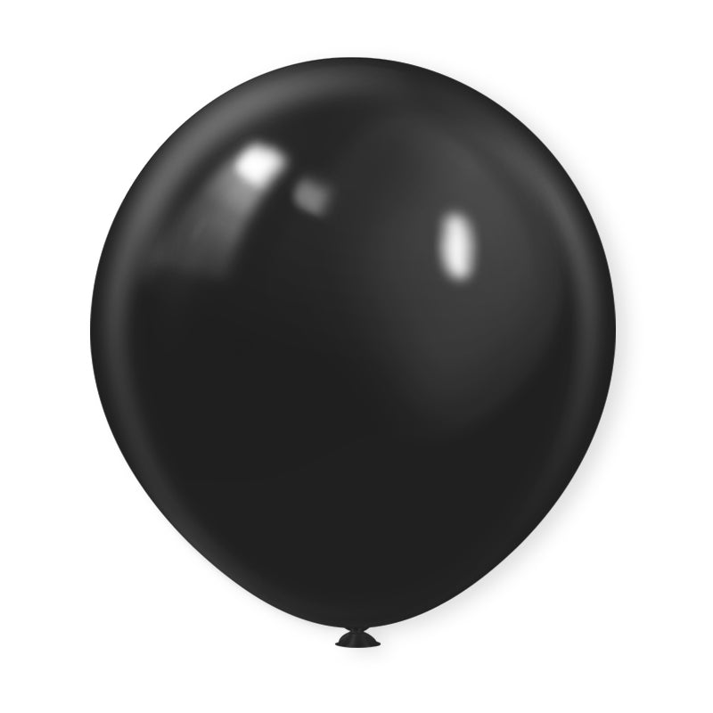 Matte 18" Latex Balloons 10 Pcs Black