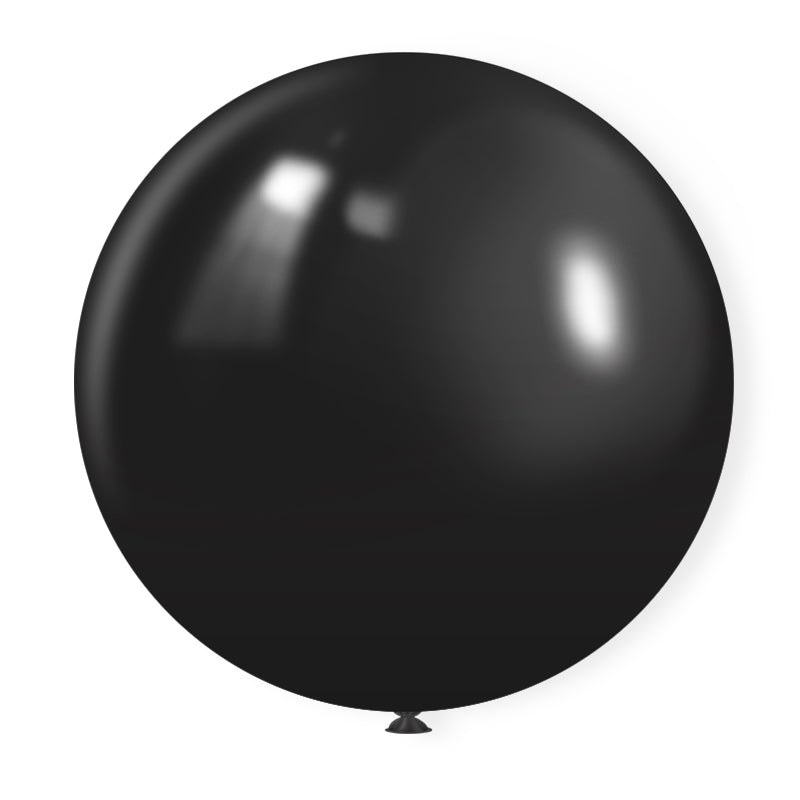 Matte 36" Latex Balloons 5 Pcs Black