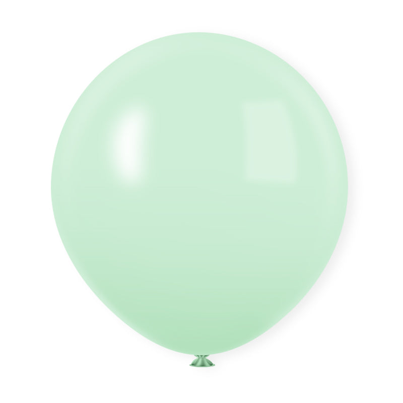 18" Latex Balloons 10 Pcs Macaroon Green