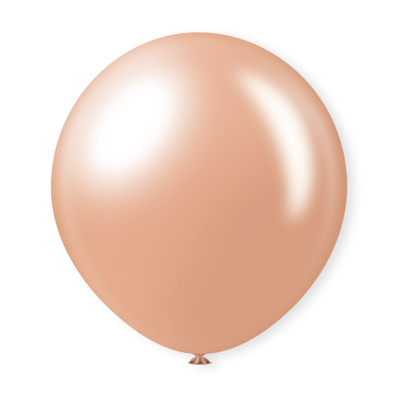 18" Latex Balloons 10 Pcs Pearl Rose Gold