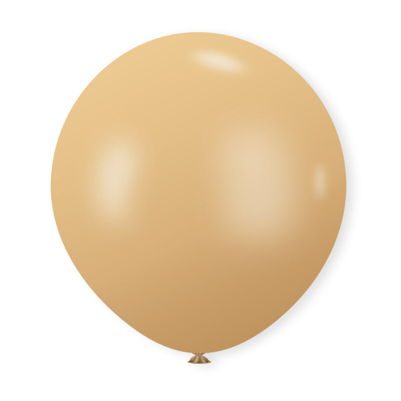 18" Latex Balloons 10 Pcs Retro Apricot