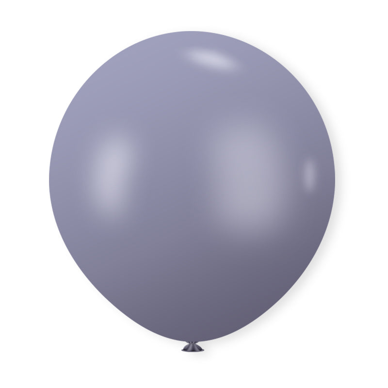 18" Latex Balloons 10 Pcs Retro Blue Gray