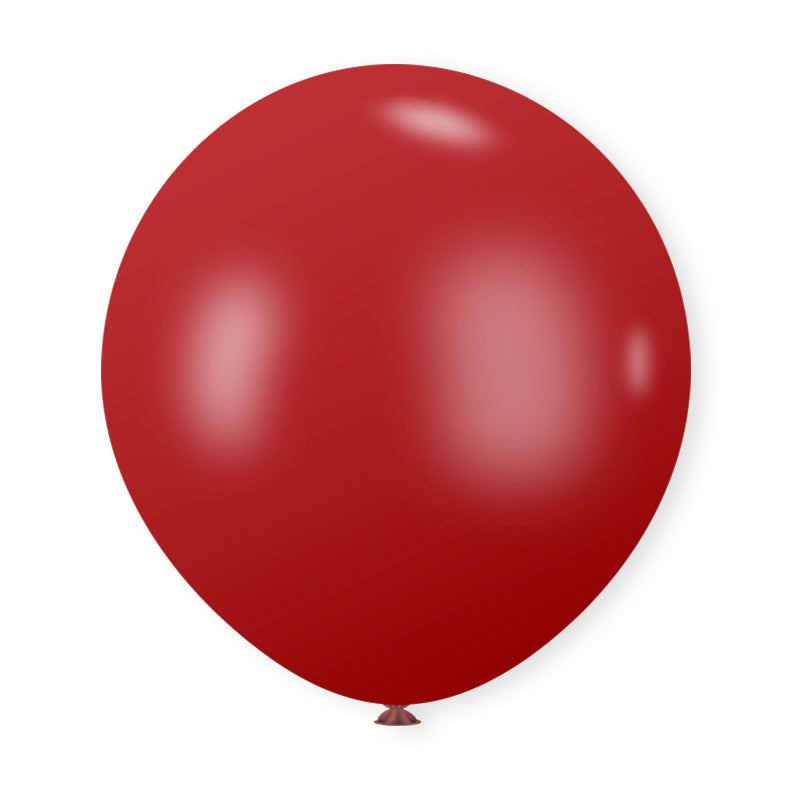 18" Latex Balloons 10 Pcs Retro Garnet