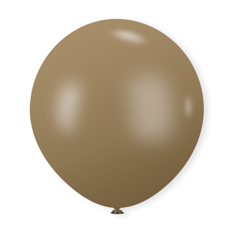 18" Latex Balloons 10 Pcs Retro Light Coffee