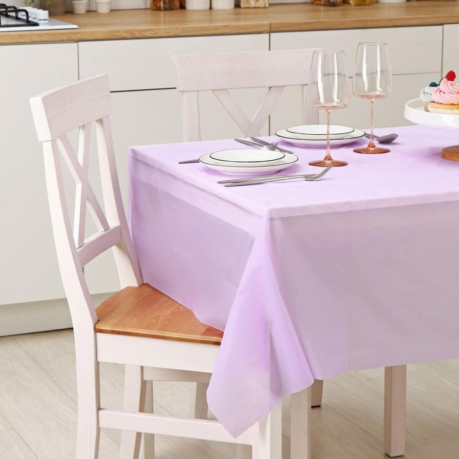 Plastic Tablecloths Disposable Table Cloths Rectangle Party Table Covers