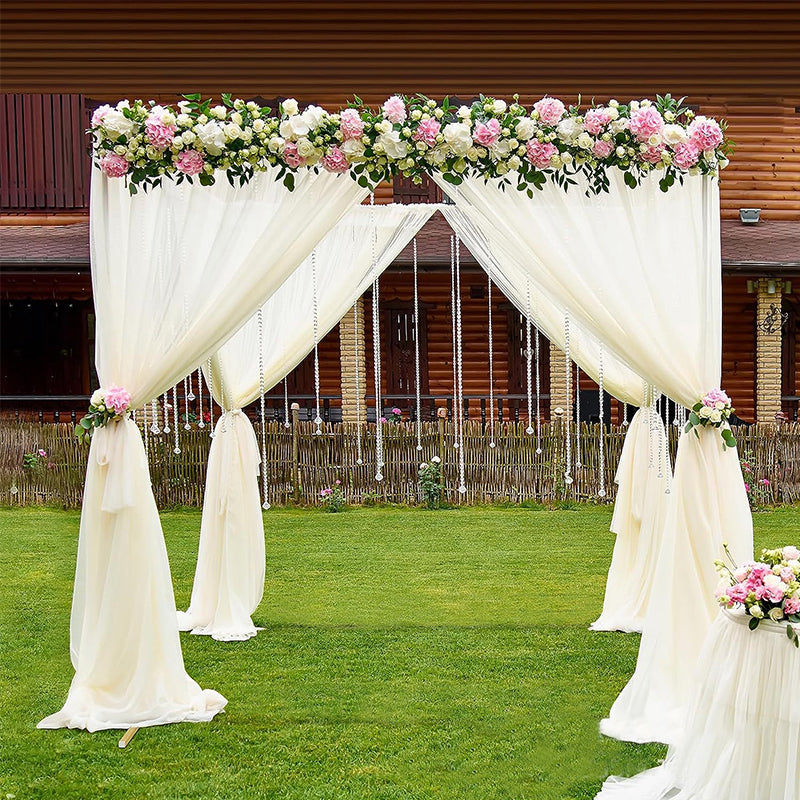 Heavy Duty Metal Square Balloon Flower Frame Photo Backdrop Stand 8.2ft