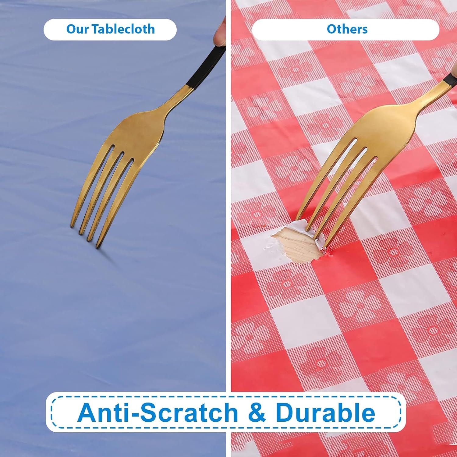 Plastic Tablecloths Disposable Table Cloths Rectangle Party Table Covers