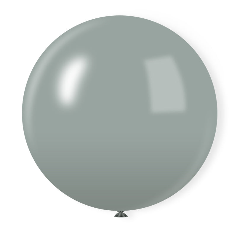 36" Latex Balloons 5 Pcs Pastel Dusk Green