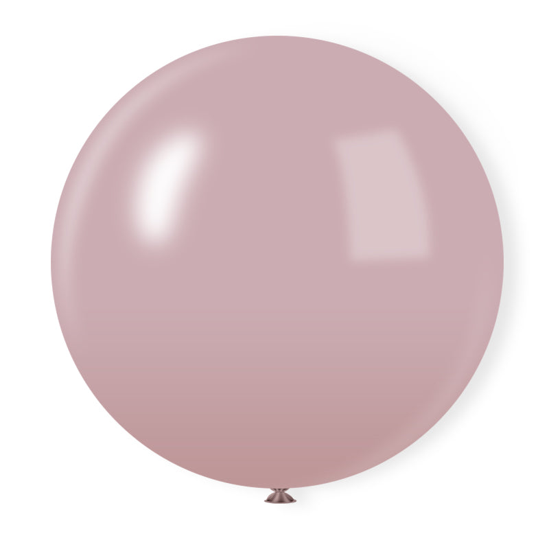 36" Latex Balloons 5 Pcs Pastel Dusk Rose