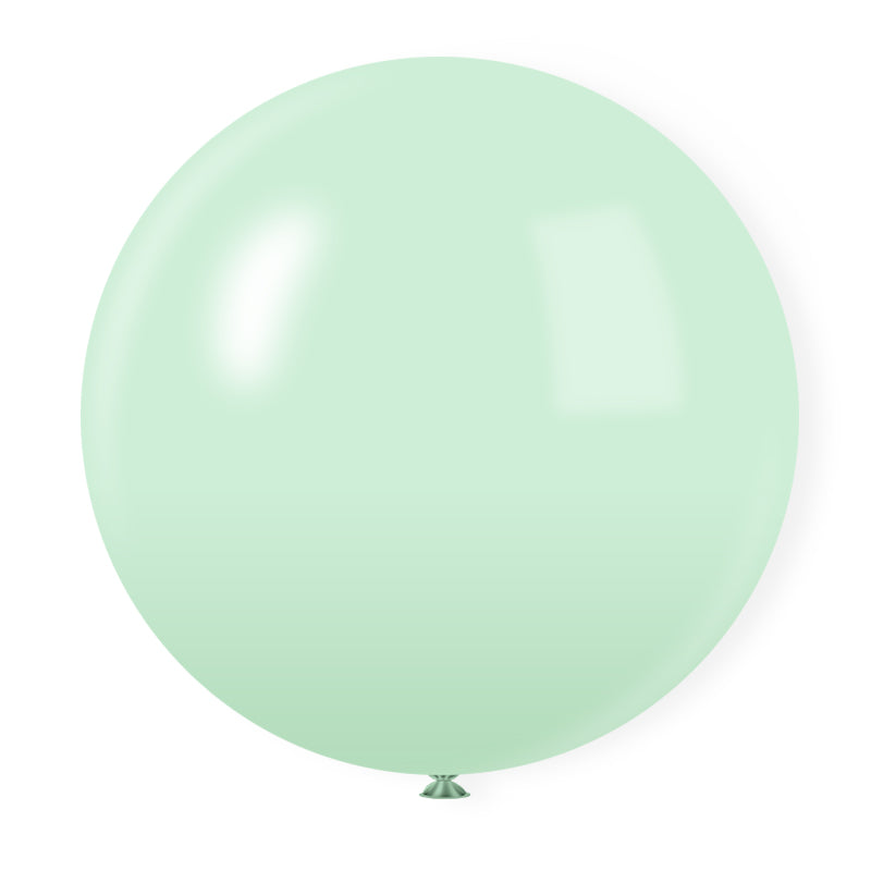 36" Latex Balloons 5 Pcs Macaroon Green