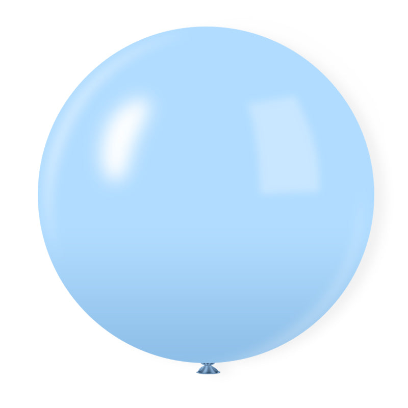 36" Latex Balloons 5 Pcs Macaroon Blue