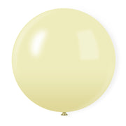 36" Latex Balloons 5 Pcs Macaroon Yellow