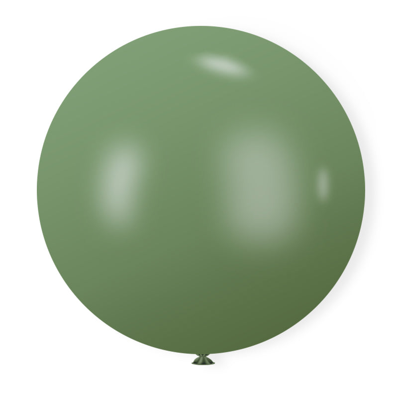 36" Latex Balloons 5 Pcs Retro Avocado Green