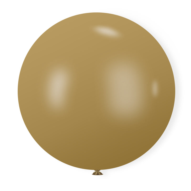 36" Latex Balloons 5 Pcs Retro Coffee