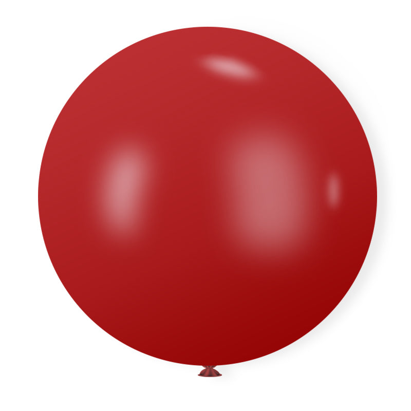 36" Latex Balloons 5 Pcs Retro Garnet