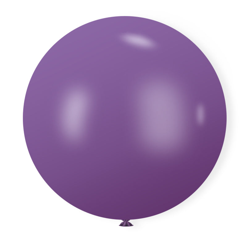 36" Latex Balloons 5 Pcs Retro Light Purple