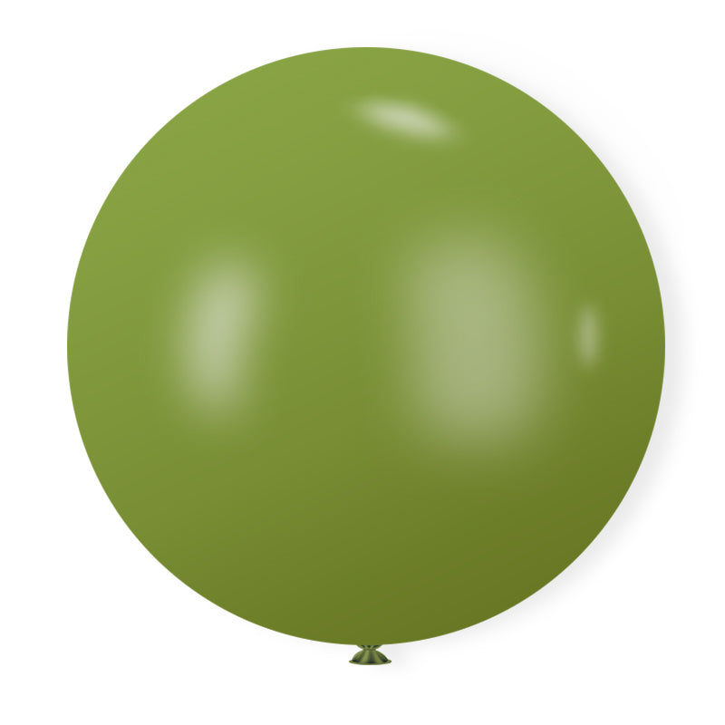36" Latex Balloons 5 Pcs Retro Matcha
