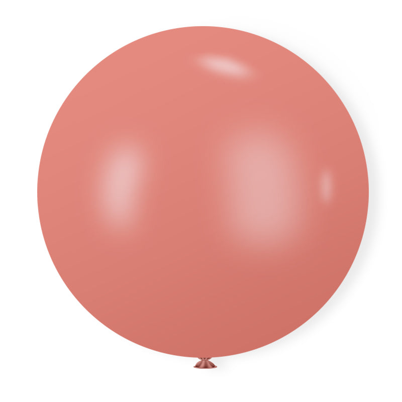 36" Latex Balloons 5 Pcs Retro Rosewood