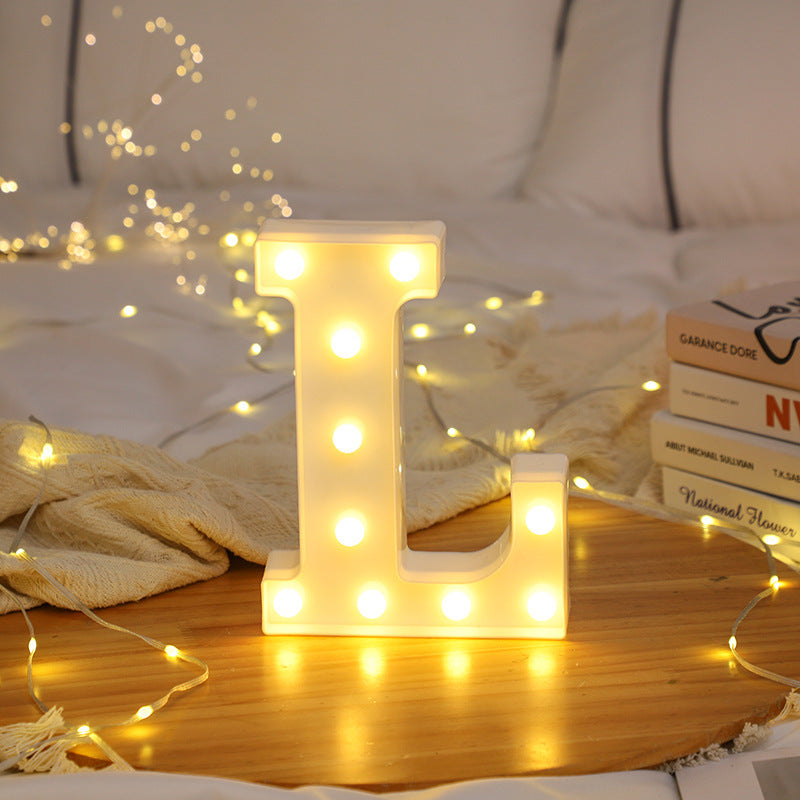3D Marquee Gold with Warm White 6"