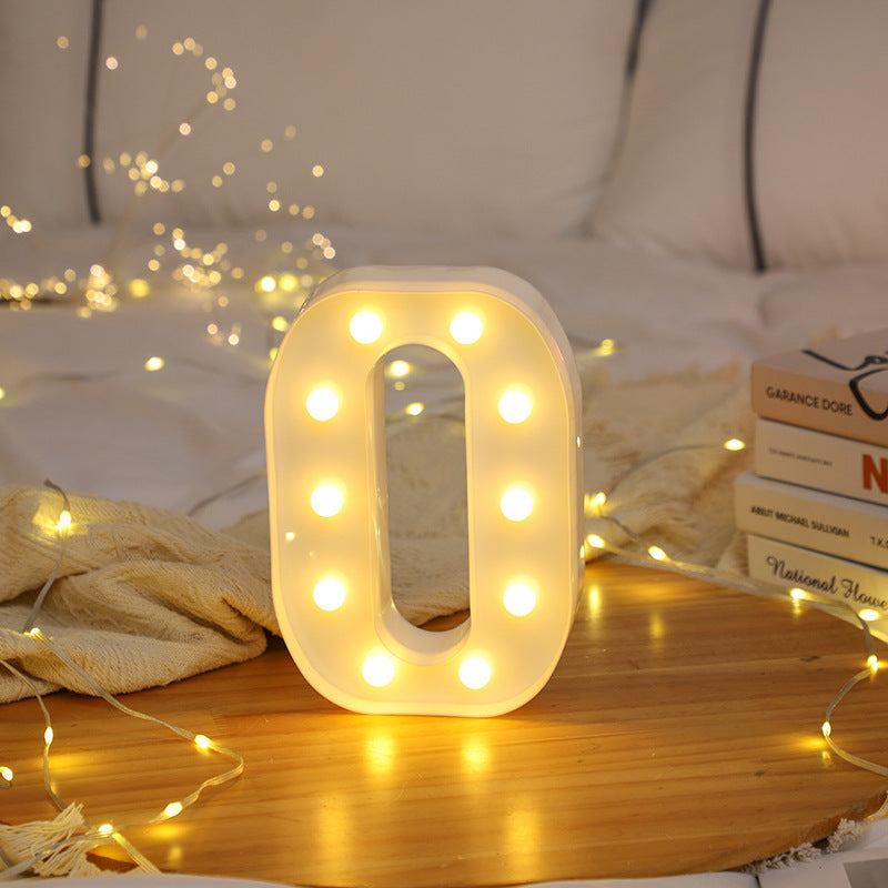 3D Marquee Gold with Warm White 6"