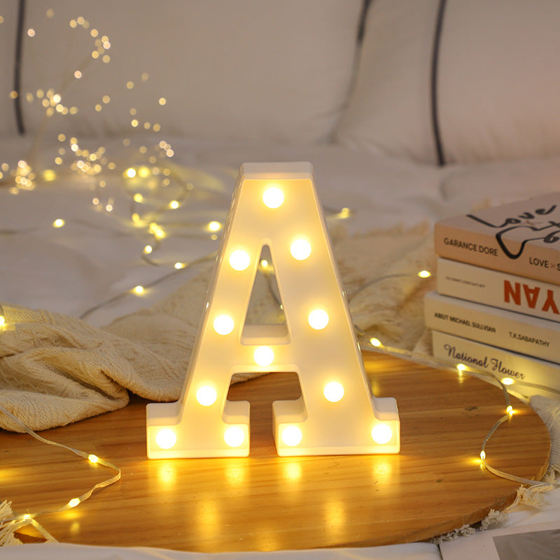 3D Marquee Gold with Warm White 6"