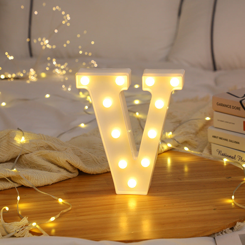 3D Marquee Gold with Warm White 6"