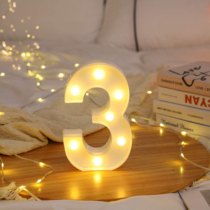 3D Marquee Gold with Warm White 6"