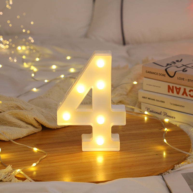3D Marquee Gold with Warm White 6"