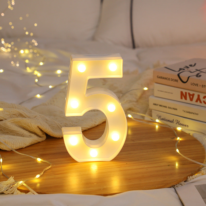 3D Marquee Gold with Warm White 6"