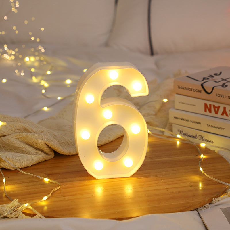 3D Marquee Gold with Warm White 6"